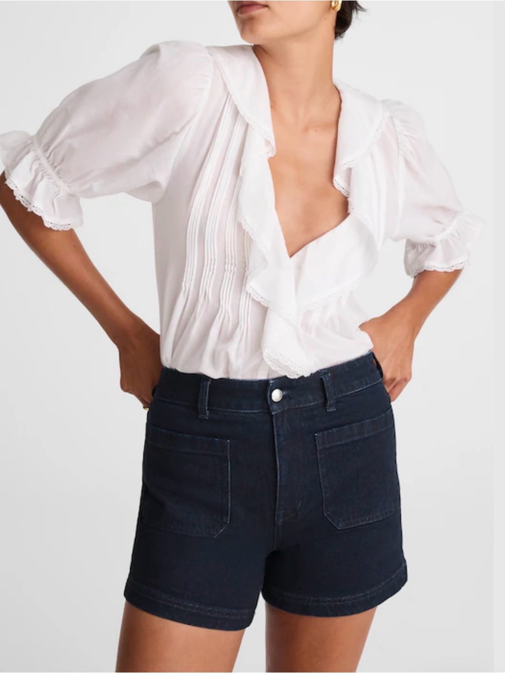 NWT Madewell Dark Indigo Blue Jean Shorts